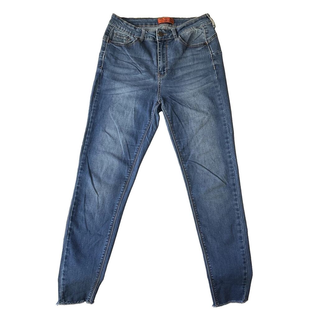Wax Jean Women Jeans Medium Blue Denim 26" Inseam Stretch 28” Waist Skinny